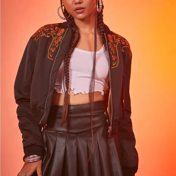 Dolls Kill  Poster girl scorpion jacket size 3X Poison - Picture 9 of 10